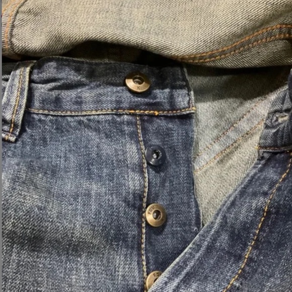 Vintage Premium FCUK Button Fly Denim Jeans Medium Wash - Picture 2 of 10